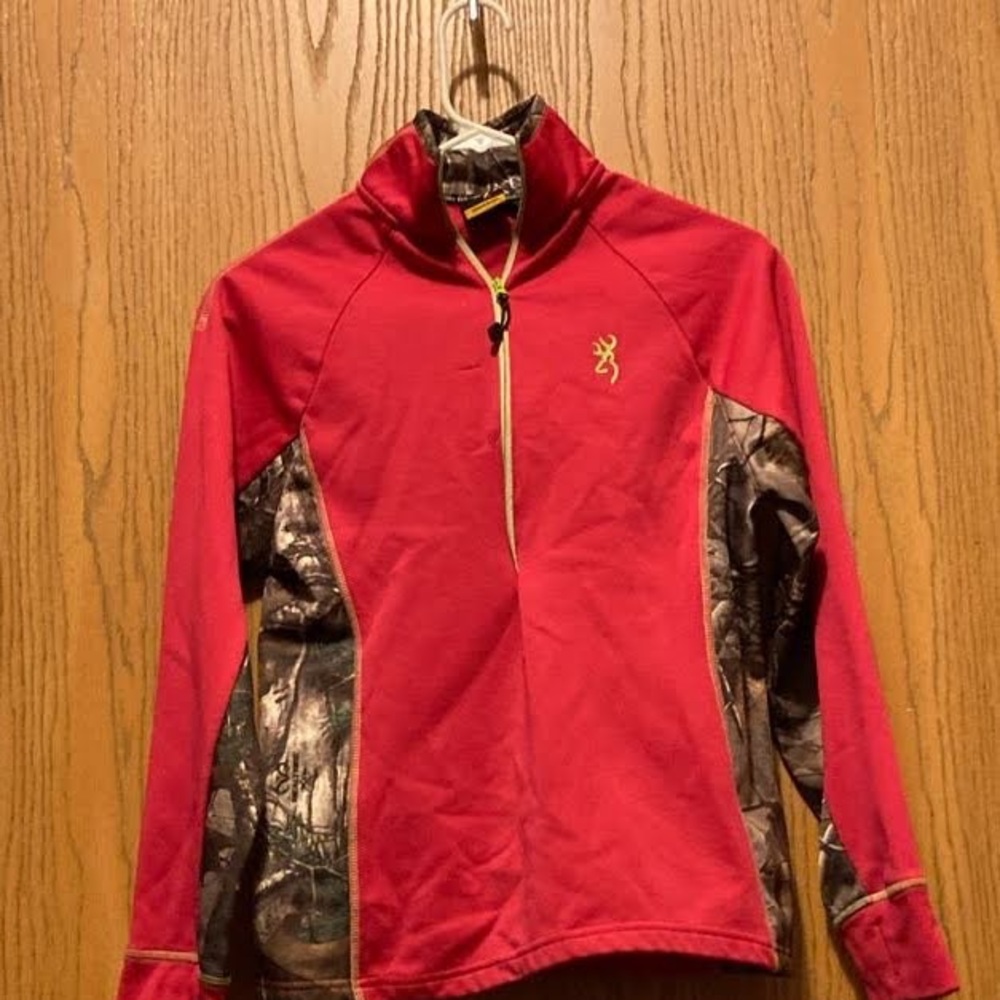 Browning half zip sweater